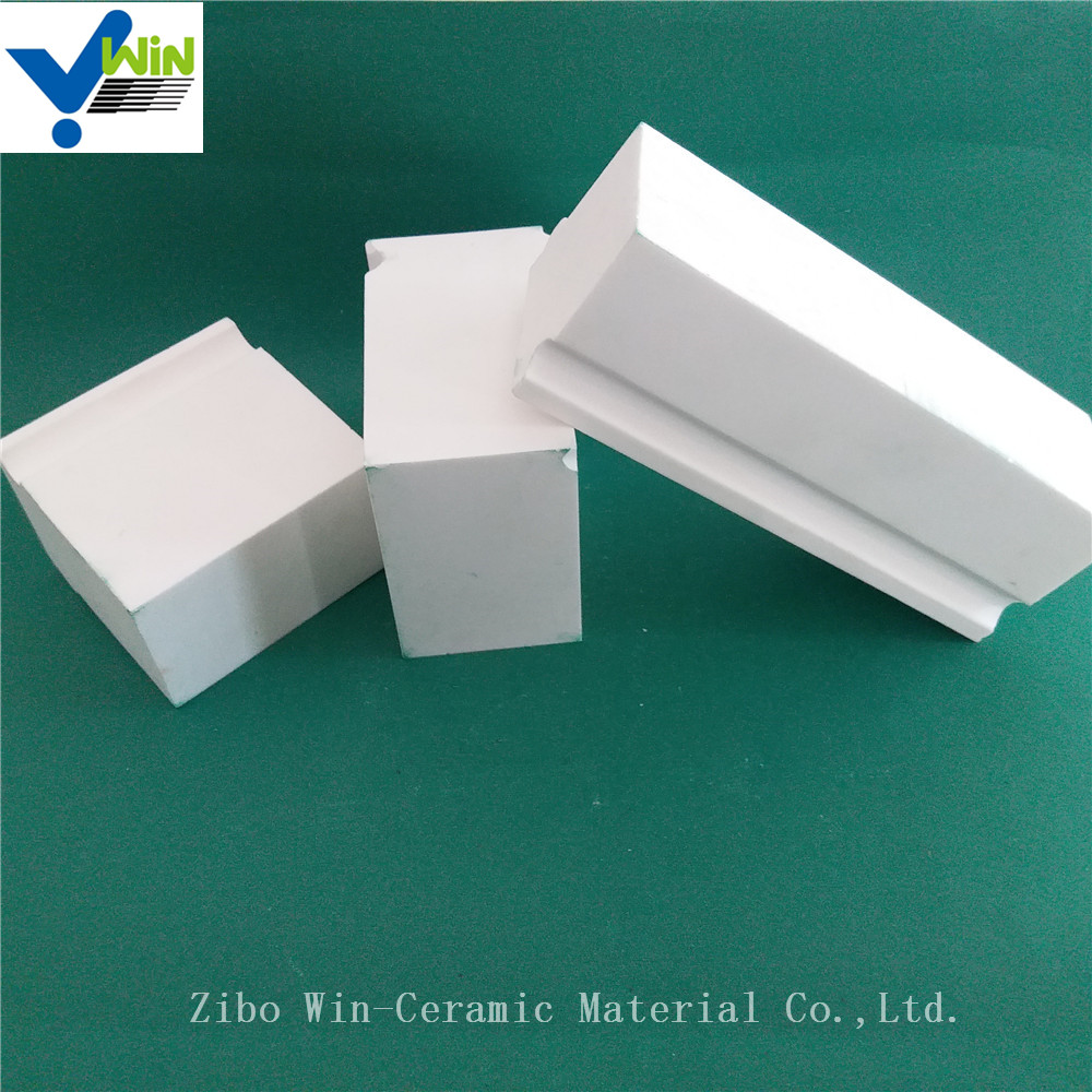 High wear resistance industrial alumina ceramic brick by Chinese manufacturer