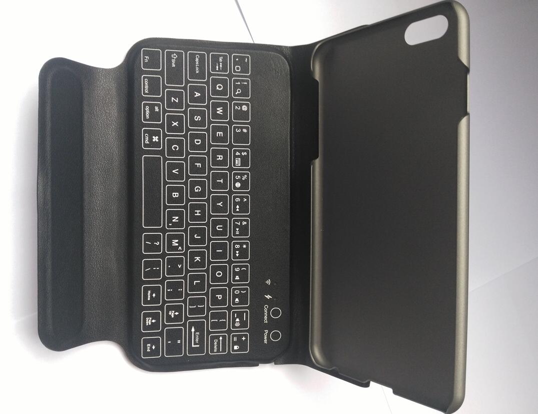 Perfect Typing Experience Mini Mobile Phone Bluetooth Keyboards with Case Protection