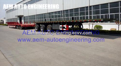 Three Axles Container Carrier Semi Trailer