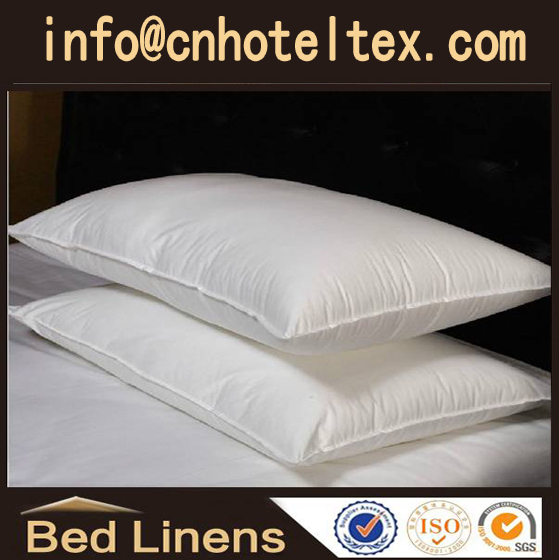 Wholesale White Color 100 Cotton Hotel Pillow Cushion for 5 Star