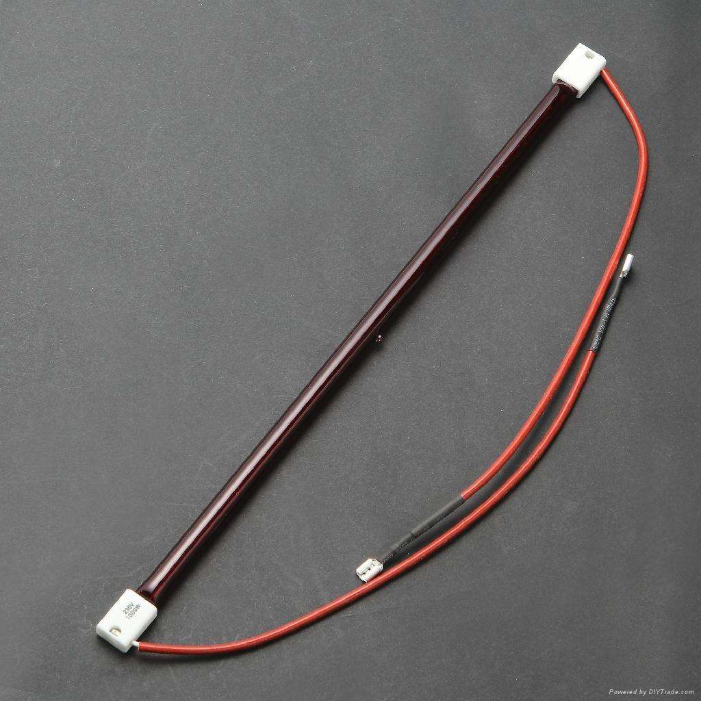 Infrared Quartz Tube Shortwave Ruby Heating Lamp