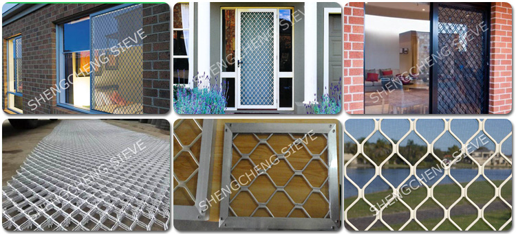 Patnarigid aluminium amplimesh expanded wire mesh fence