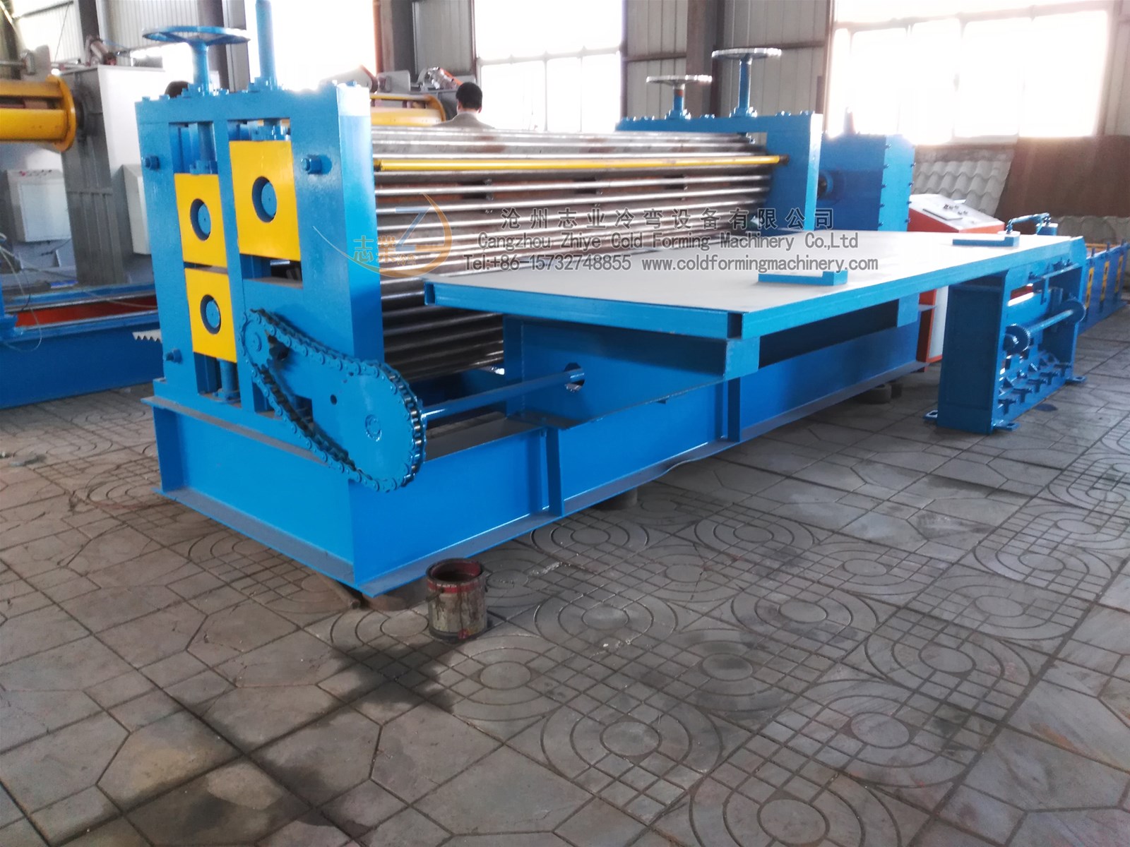 Barrel Corrugated Roofing Sheet Making Machine