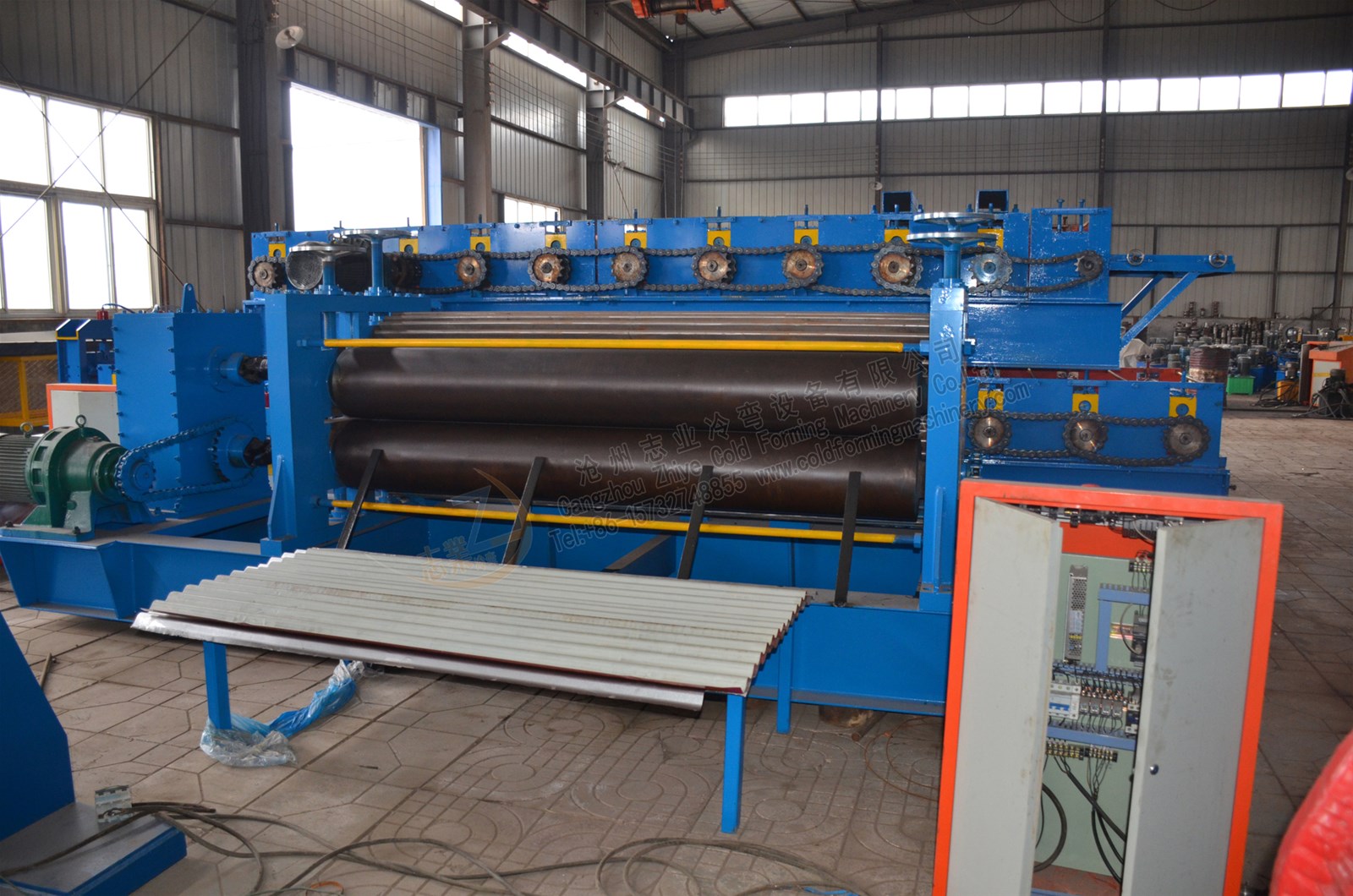 Barrel Corrugated Roofing Sheet Making Machine