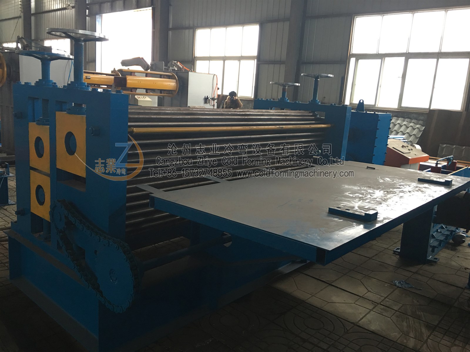 Barrel Corrugated Roofing Sheet Making Machine