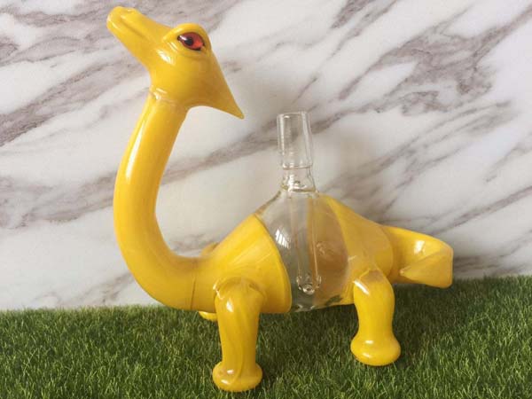 Dinosaur Hookah glass bongs Rigs oil rigs dab rigs with male polished joint 145mmt
