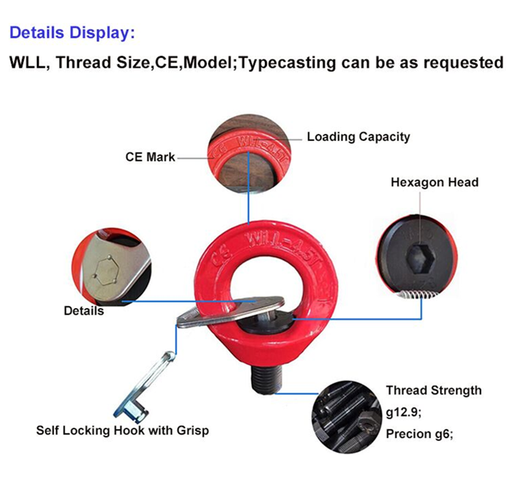 rigging hardware for US TYPE BWL 32T eye lifting point