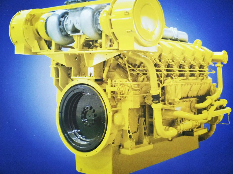 Jichai gas engine generator parts oilcooler assemblyradiatorfaninletexhaust lineinletexhaust valve