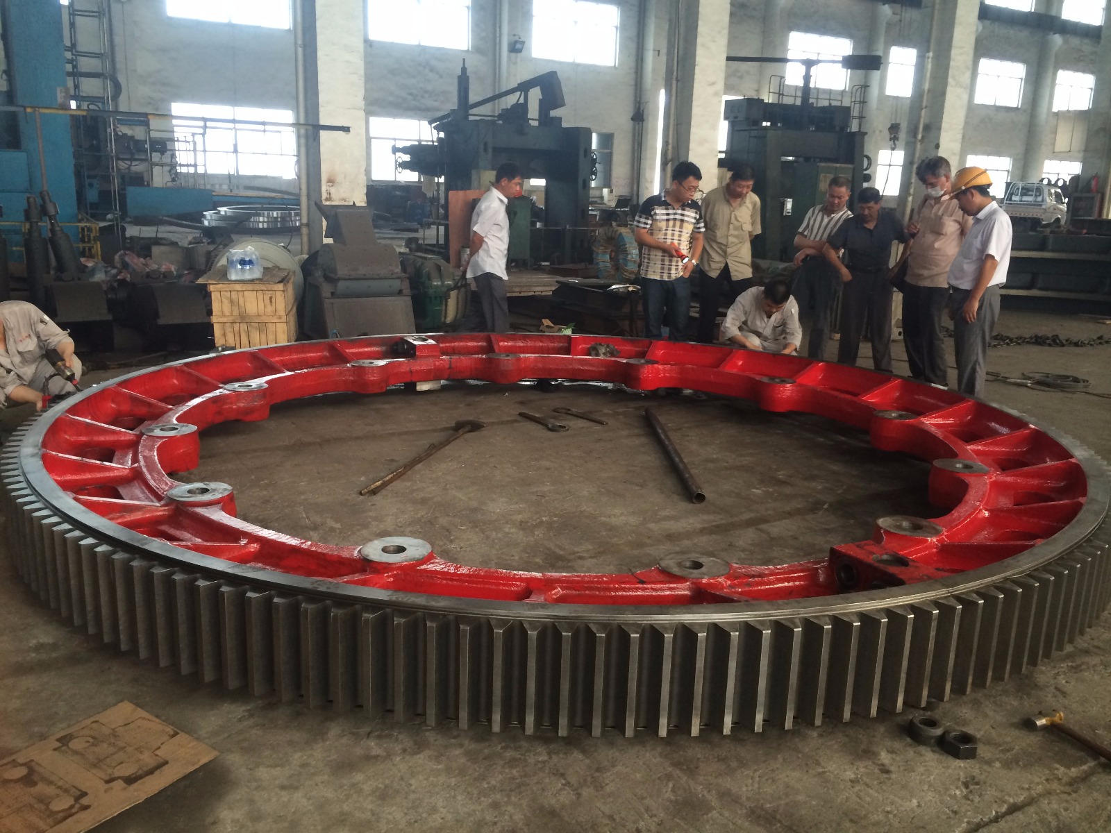 Provide girth gear for millkiln of cement plant