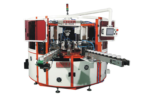 3 color automatic uv screen printing machine with rotary table