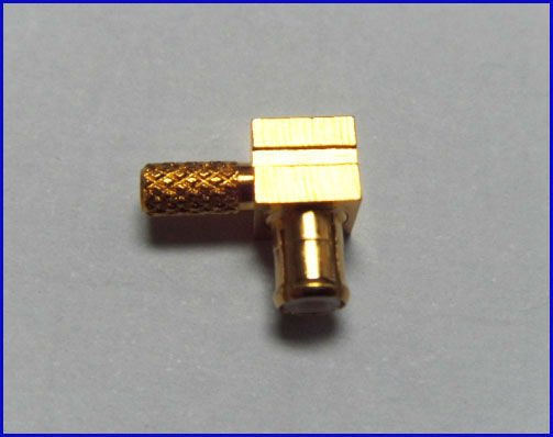 Right Angle MCX RF Coaxial Connector for Cable