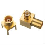 Right Angle MCX RF Coaxial Connector for PCB