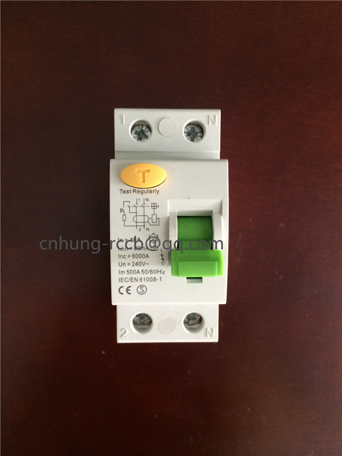 CNHUNG Switch C60 RCCB 2P4P Residual Circuit Breaker