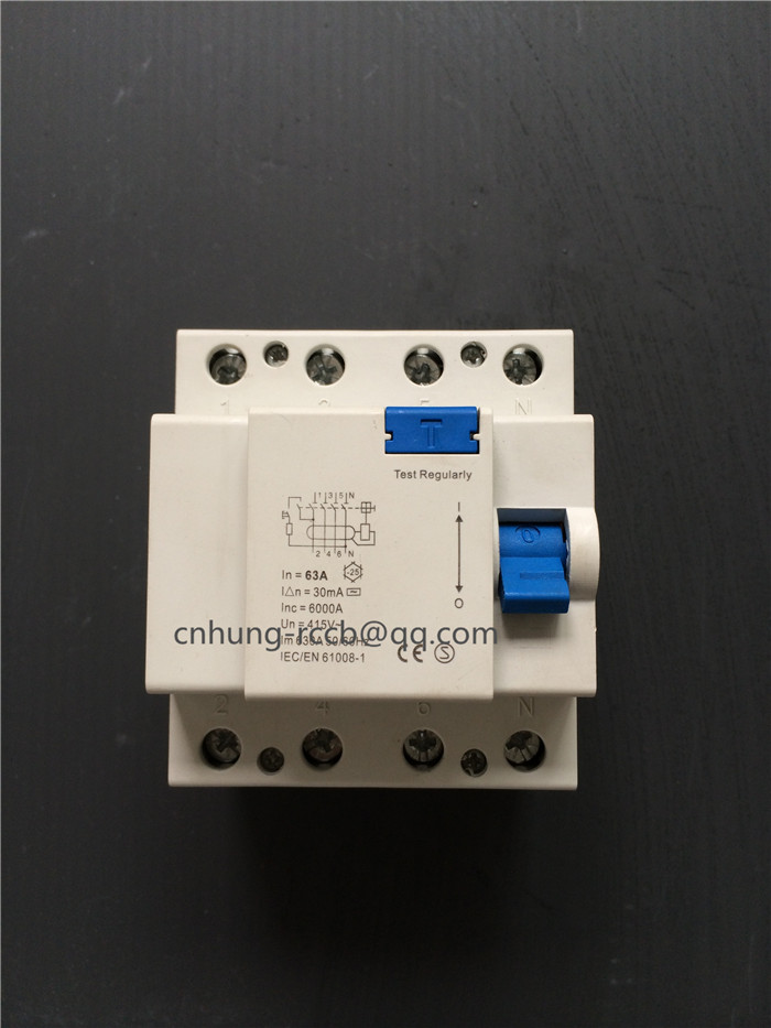CNHUNG Switch F360 RCCB Low Voltage Residual Circuit Breaker