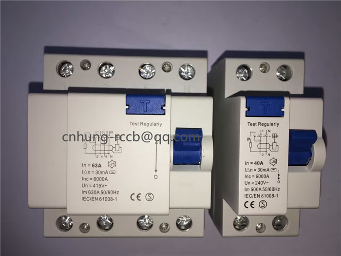 CNHUNG Switch F360 RCCB Low Voltage Residual Circuit Breaker