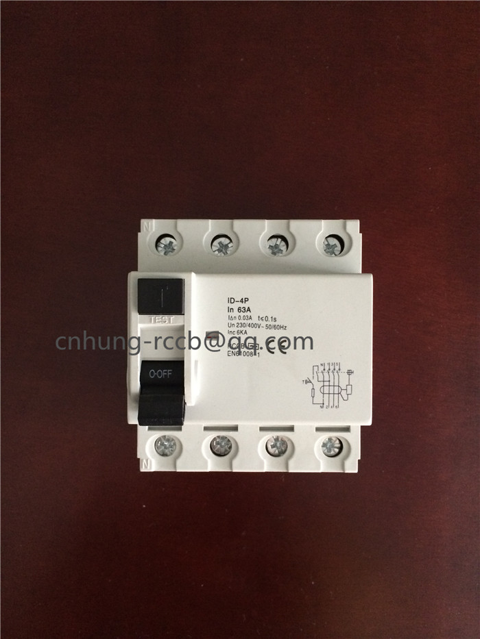 CNHUNG Switch ID RCCB DR Residual Circuit Breaker