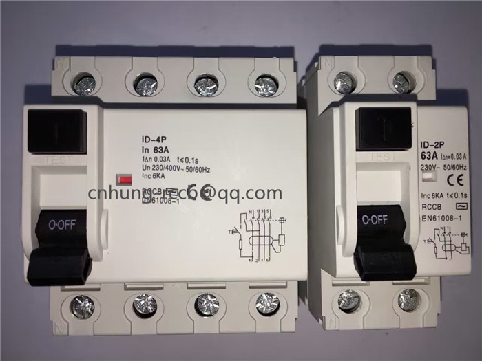 CNHUNG Switch ID RCCB DR Residual Circuit Breaker
