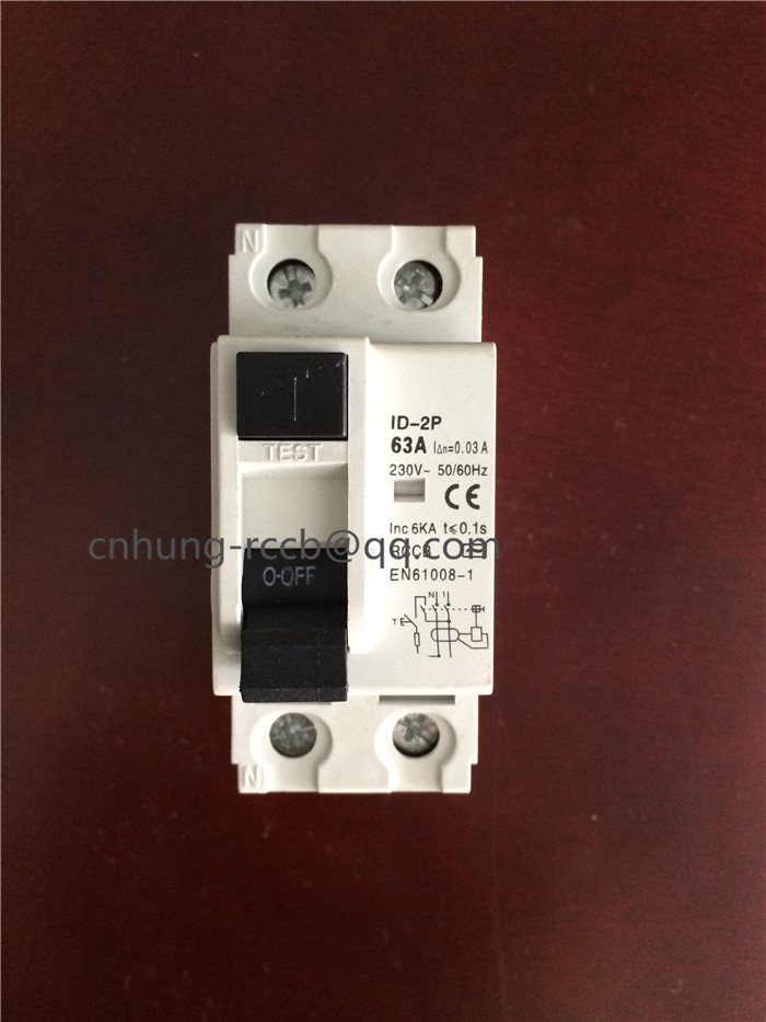 CNHUNG Switch ID RCCB DR Residual Circuit Breaker