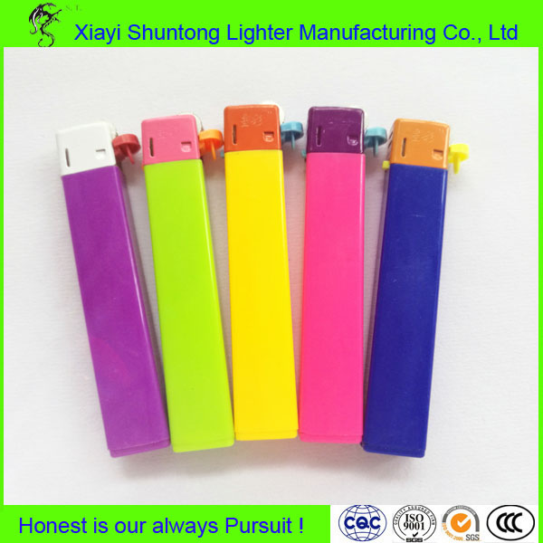 Hot Selling Small Mini Colorful Square Flint Lighter