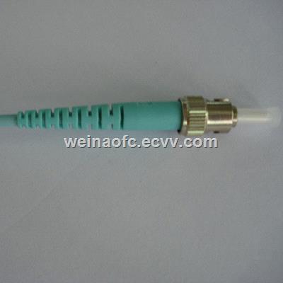 Fibre Optic Pigtails STPC OM3 OM4 with aqua coating