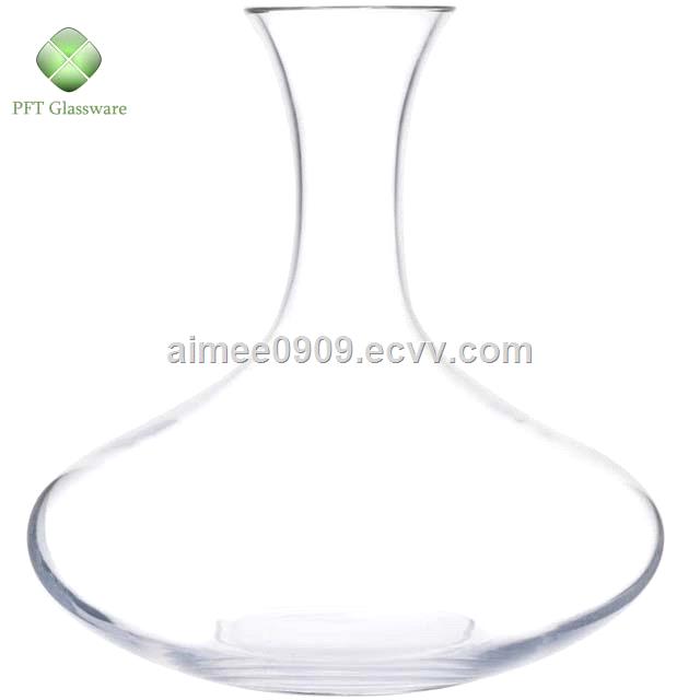 Hand Blown Leadfree Good quality classic Design Crystal Glass Wine Decanter