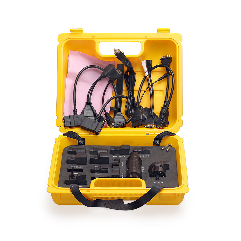 Launch X431 Diagun IV yellow case with full set cables Yellow box for x431 Diagun IV Hot sale free shipping