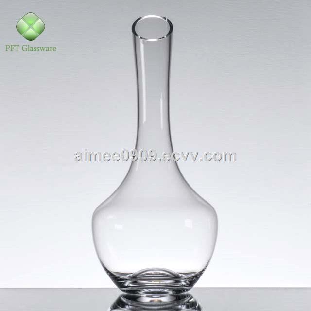 Lead free crystal material glass wine decanter for sale glass wine bottle