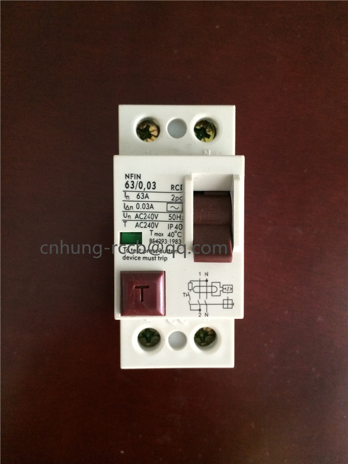 NFIN RCCB 2P4P Residual Circuit Breaker