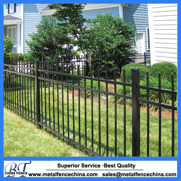 Metal Steel Coated Galvanized Powder Coated Menards Lowes Wrought Iron Fence