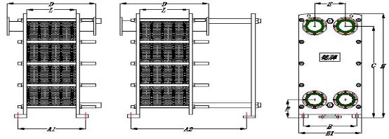 High Efficient Hot Water Heating EnergySaving Flat Plate Heat Exchangers