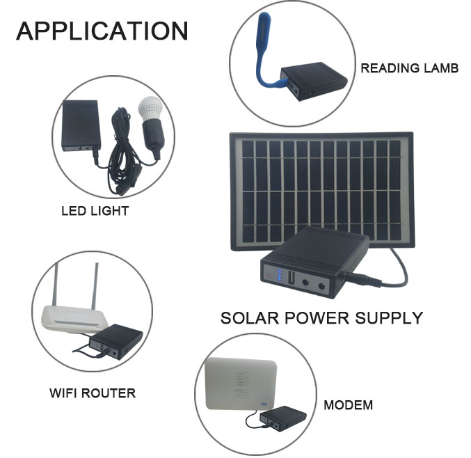 2017 home lighting system with small 3W solar LED lamps for lighting