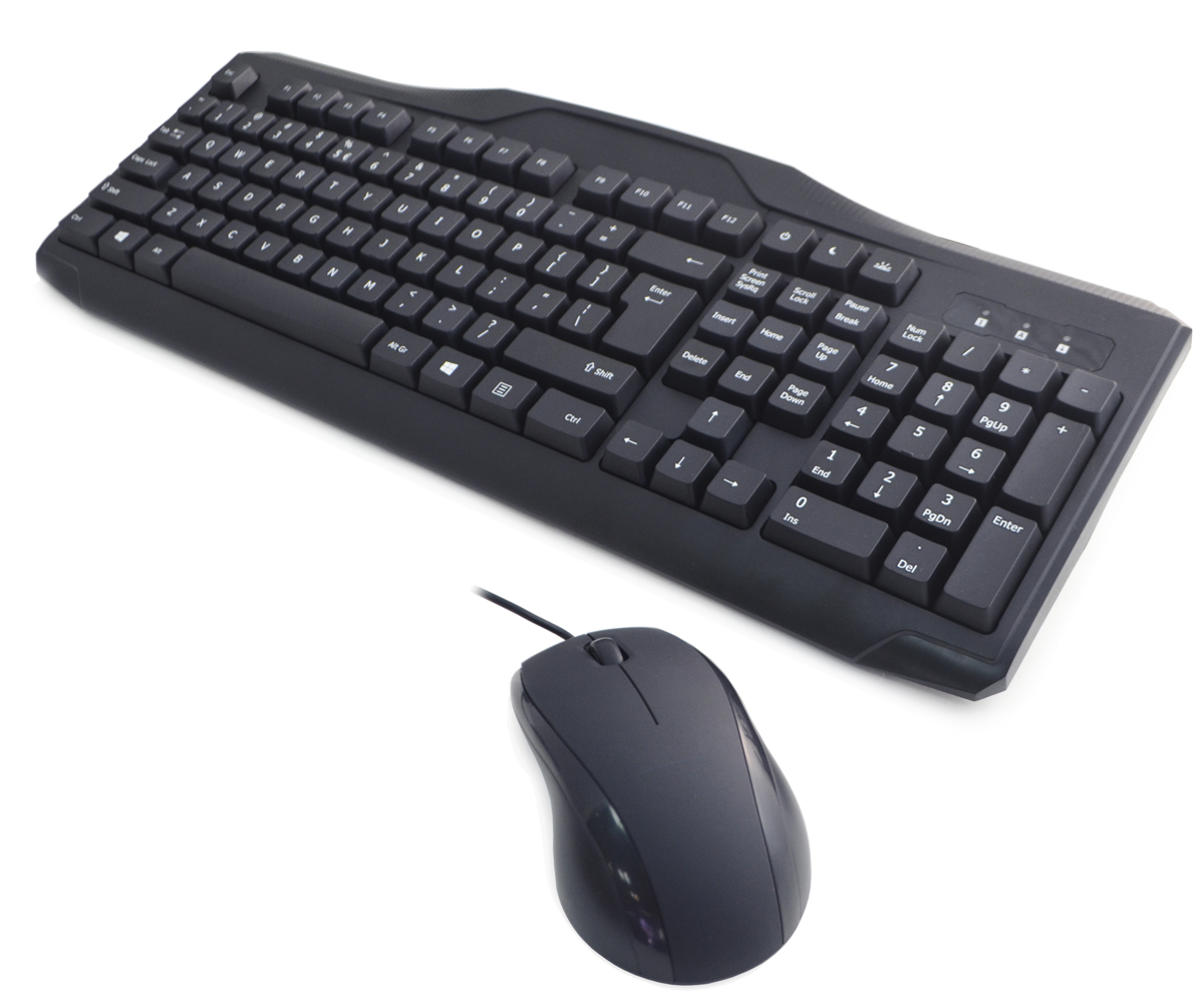 Wired USB Keyboard Optical Mouse Combo