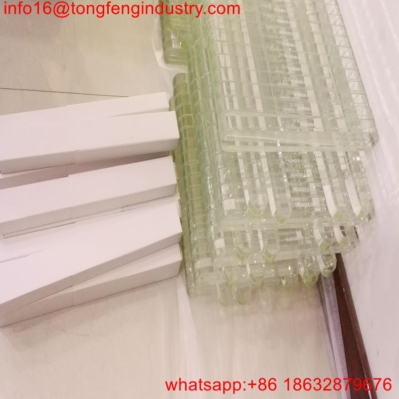 Toughened borosilicate a9b9 reflex level gauge glass