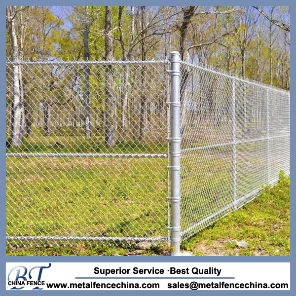 galvanized chain link iron wire mesh fence roll