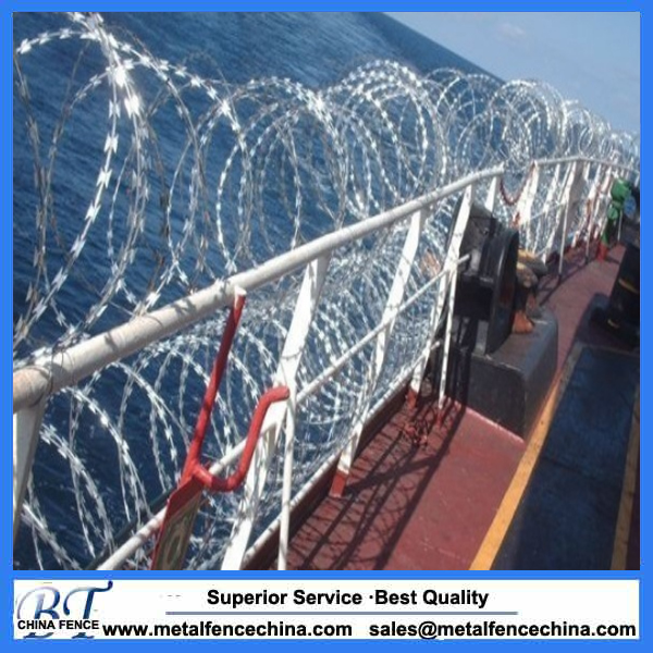 high security airport fence cheap fence wire with barbed wire razor wire