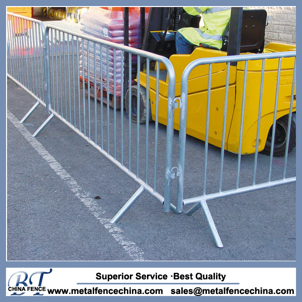 crowd control barrier iron horse fence
