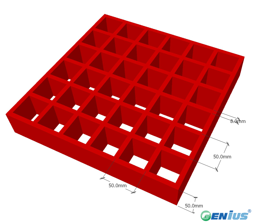 FRP Molded Grating 5050H50