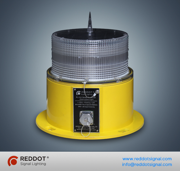 PL10 Solar Powered Obstruction Light