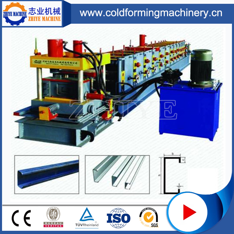 C Sectional Steel Purlin Forming Machinery