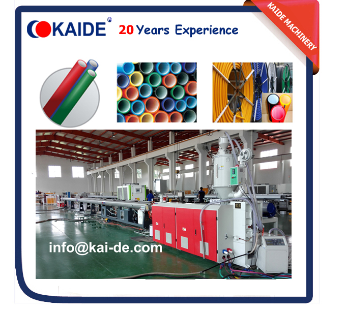 HDPE silicon pipe production line