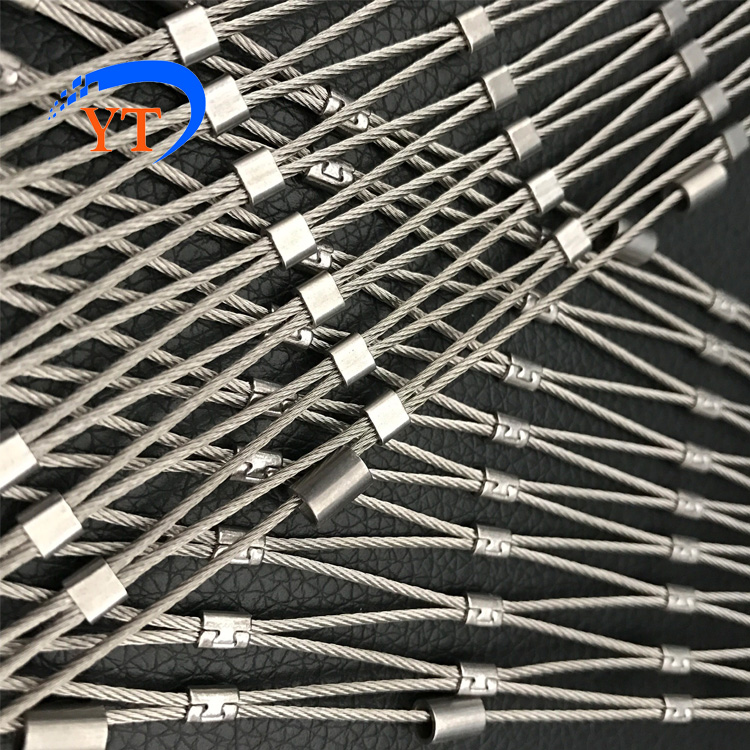 stainless steel rope wire mesh stainless steel cable mesh