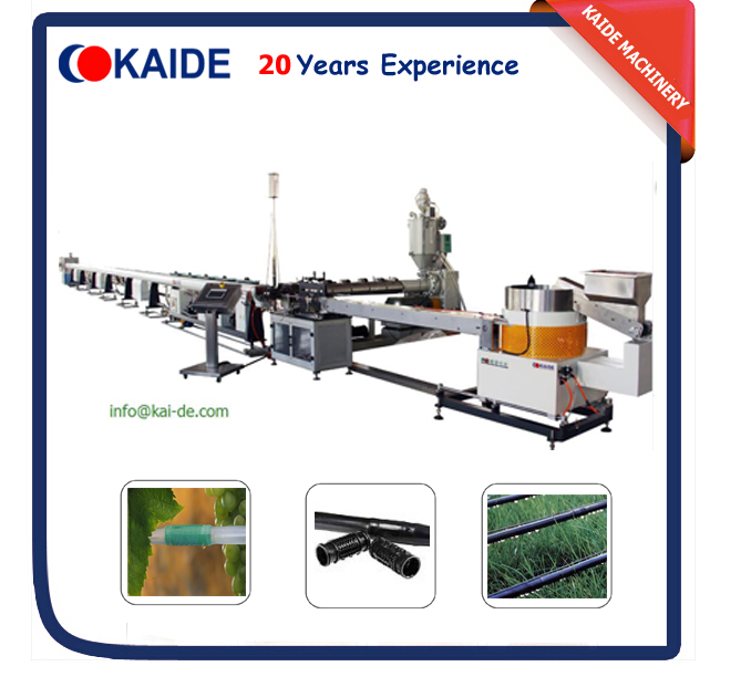 China Round Drip Irrigation Pipe Making Machine