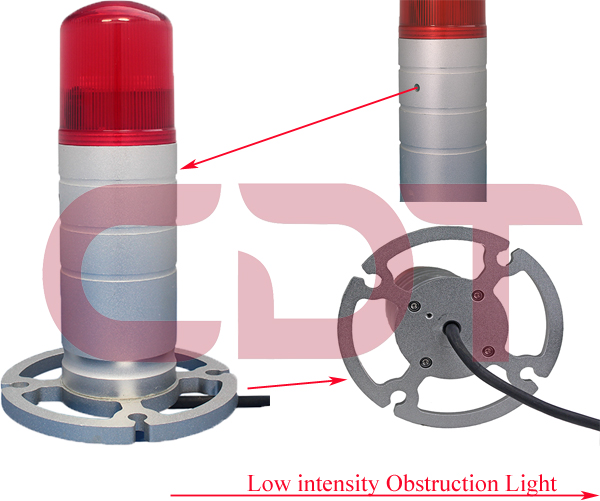 Oil and gas platform Suspension bridge Building Aviation Obstsruction lighting Low Intensity LED emergency light