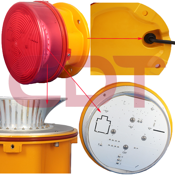 China Supplier CM13 l864 Medium Intensity Building Aviation obstruction lighting