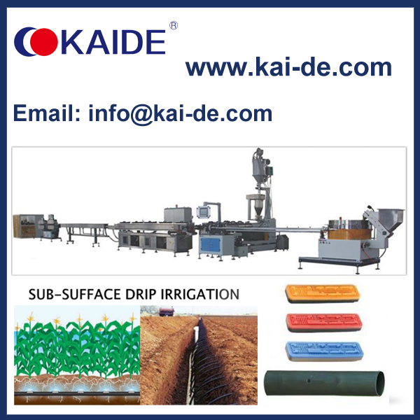 PC subsurface flat drip irrigation pipe making machine