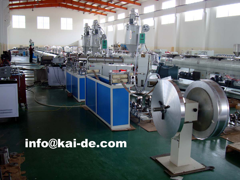 Overlap welding Aluminum Plastics PEXALPEX Pipe Making Machine