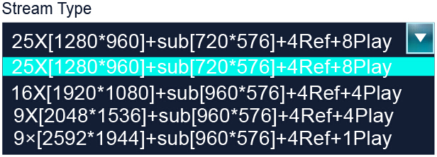 25ch 960P16ch 1080P 9HDD 25CH NVR