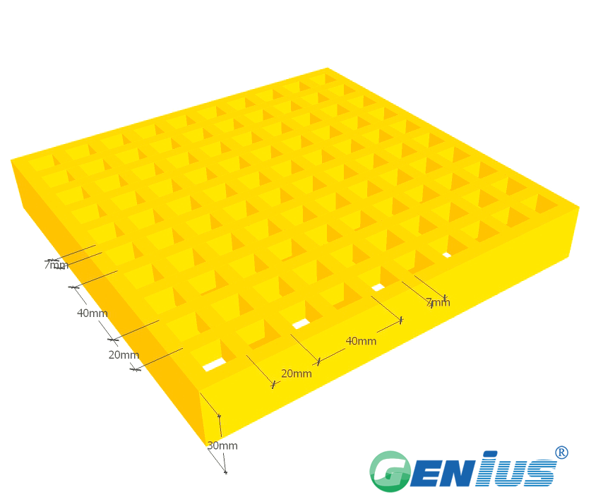FRP Molded Grating 2020H30
