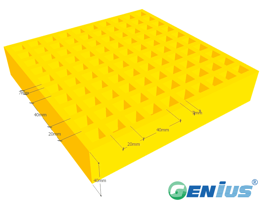 FRP Molded Grating 2020H40