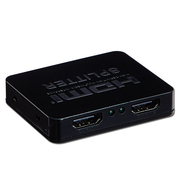 Black Mini HDMI Splitter 12 3D 1080P